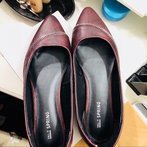 Call It Spring Maroon Flats